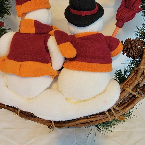 Virgina Tech Holiday Wreath Christmas College Football - Picture 8 of 11